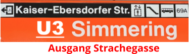 Ausgang Strachegasse
